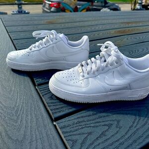 Nike Air Force 1 Size 9 White | Gently Used with Light Wear